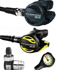 Atomic Aquatics B2 Regulator Set (DIN Or Yoke) & Free Termo Gauge Regulator Sets