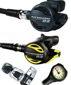 Atomic Aquatics B2 Regulator Set (DIN Or Yoke) & Free Termo Gauge Regulator Sets