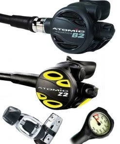 Atomic Aquatics B2 Regulator Set (DIN Or Yoke) & Free Termo Gauge Regulator Sets 8 Atomic Aquatics B2 Regulator Set (DIN Or Yoke) & Free Termo Gauge Regulator Sets