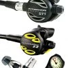 Atomic Aquatics ST1 Regulator Set (DIN Or Yoke) & Free Termo Gauge
