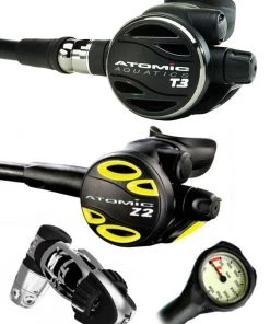 Regulator Sets Atomic Aquatics T3 Regulator Set (DIN Or Yoke) & Free Termo Gauge 8 Regulator Sets Atomic Aquatics T3 Regulator Set (DIN Or Yoke) & Free Termo Gauge