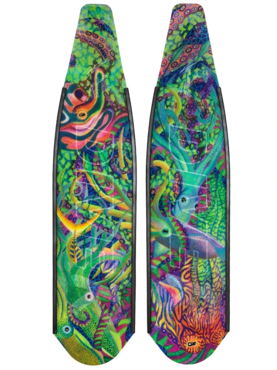 Fins DiveR Freediving Fin Blades - Cephalopod 3 Fins DiveR Freediving Fin Blades - Cephalopod
