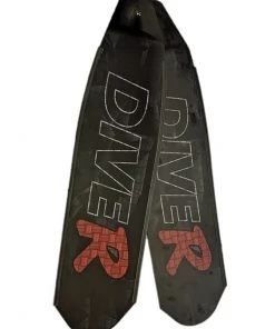 DiveR Freediving Fin Blades - Black Carbon Innegra
