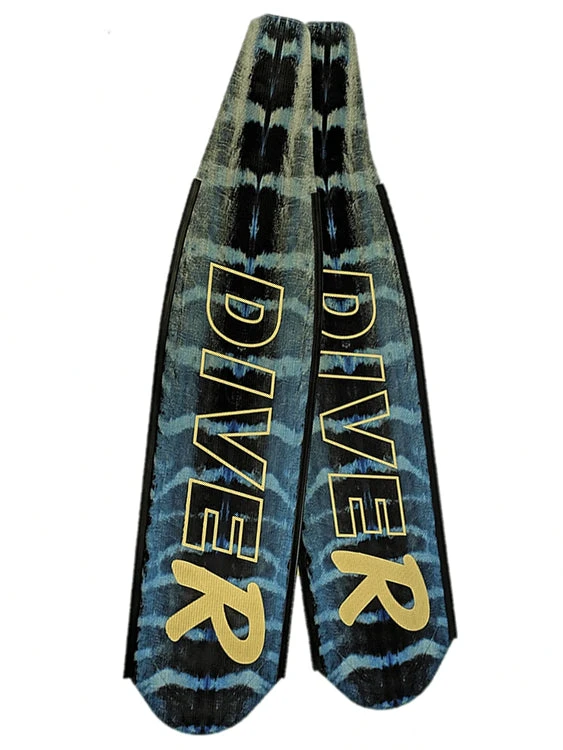 Fins DiveR Freediving Fin Blades - Wahoo 3 Fins DiveR Freediving Fin Blades - Wahoo