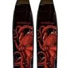 DiveR Freediving Fin Blades - Wild Red Octopus Fins 2 DiveR Freediving Fin Blades - Wild Red Octopus Fins