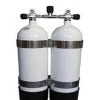 Faber 10.5L Steel Twin Tanks With Manifold & Bands 2 Faber 10.5L Steel Twin Tanks With Manifold & Bands