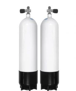 Tanks, Valves & Accessories Faber 7L Steel HP (300 Bar) Sidemount Tanks With Opposite Valves