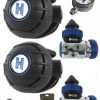 Halcyon Aura Tech Diver Regulator Set Regulators 2 Halcyon Aura Tech Diver Regulator Set Regulators