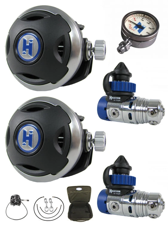 Regulators Halcyon Halo Tech Diver Regulator Set 3 Regulators Halcyon Halo Tech Diver Regulator Set