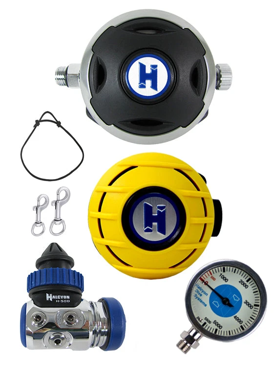 Regulator Sets Halcyon Regulator Set: H50D (DIN Only) / Halo / Aura Occy & FREE Termo Gauge 6 Regulator Sets Halcyon Regulator Set: H50D (DIN Only) / Halo / Aura Occy & FREE Termo Gauge