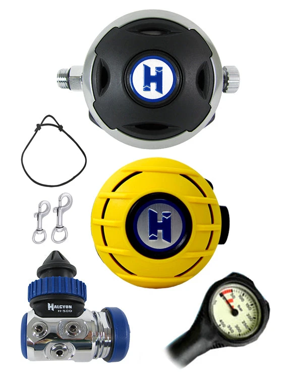 Regulator Sets Halcyon Regulator Set: H50D (DIN Only) / Halo / Aura Occy & FREE Termo Gauge 4 Regulator Sets Halcyon Regulator Set: H50D (DIN Only) / Halo / Aura Occy & FREE Termo Gauge