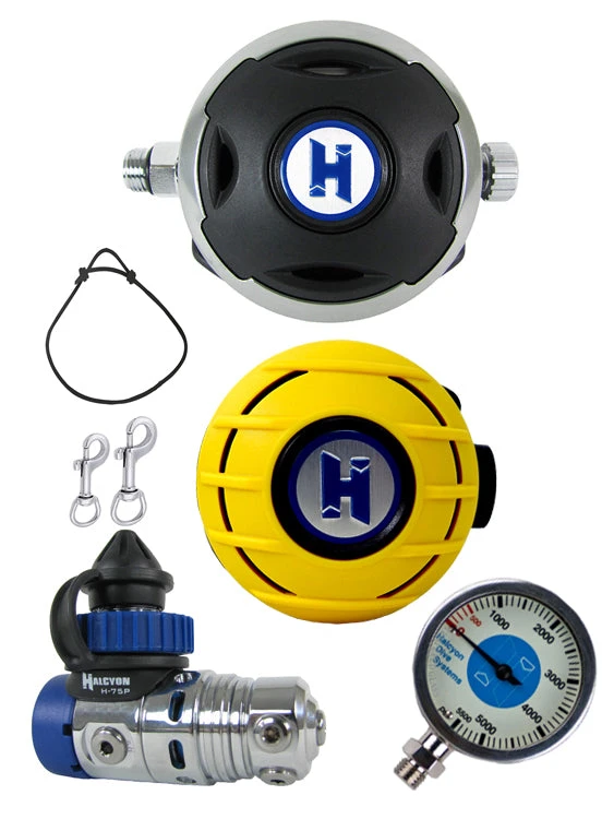 Regulator Sets Halcyon Regulator Set: H75P (DIN Only) / Halo / Aura Occy & FREE Termo Gauge 6 Regulator Sets Halcyon Regulator Set: H75P (DIN Only) / Halo / Aura Occy & FREE Termo Gauge