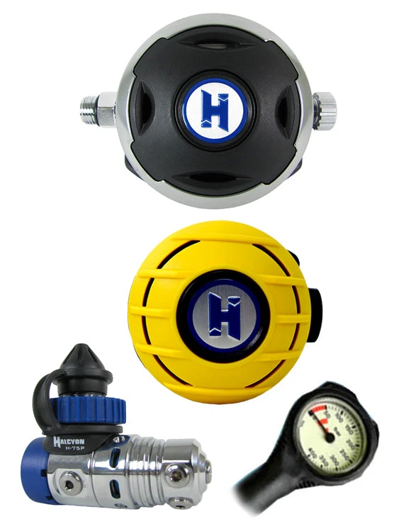 Regulator Sets Halcyon Regulator Set: H75P (DIN Only) / Halo / Aura Occy & FREE Termo Gauge 3 Regulator Sets Halcyon Regulator Set: H75P (DIN Only) / Halo / Aura Occy & FREE Termo Gauge