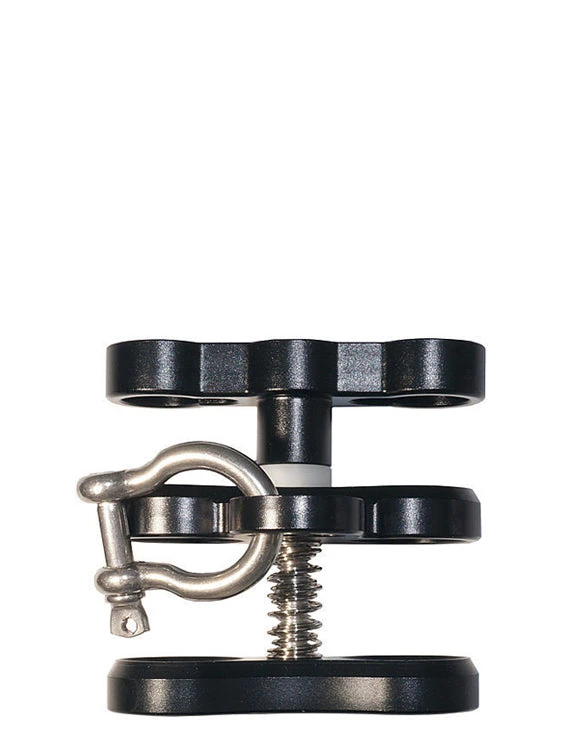 Hyperion 2 Hole Aluminium Ball And Joint Clamp With D-Shackle 3 Hyperion 2 Hole Aluminium Ball And Joint Clamp With D-Shackle