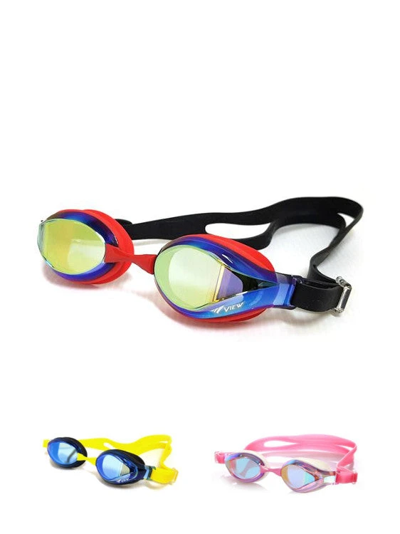 View Curved Lens Mirror Junior Swimming Goggles PADDLE, SURF & SWIM 3 View Curved Lens Mirror Junior Swimming Goggles PADDLE, SURF & SWIM