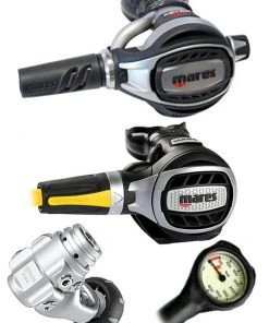 Mares Abyss Adj 62X (DIN Or Yoke) W/ Octopus & Free Termo Gauge 21 Mares Abyss Adj 62X (DIN Or Yoke) W/ Octopus & Free Termo Gauge