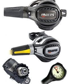 Mares Epic Adj 82X PVD (DIN Or Yoke) W/ Octopus & Free Termo Gauge