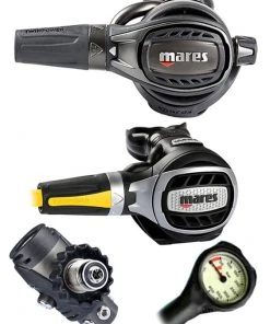 Mares Epic Adj 82X PVD (DIN Or Yoke) W/ Octopus & Free Termo Gauge