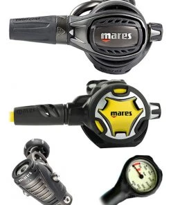 Mares Epic Adj 82X PVD (DIN Or Yoke) W/ Octopus & Free Termo Gauge