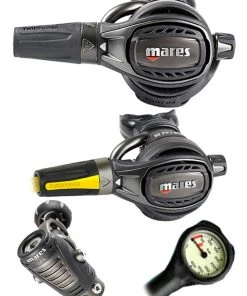 Mares Epic Adj 82X PVD (DIN Or Yoke) W/ Octopus & Free Termo Gauge