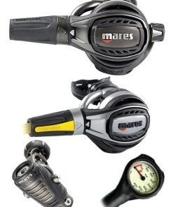 Mares Epic Adj 82X PVD (DIN Or Yoke) W/ Octopus & Free Termo Gauge