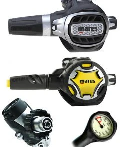 Regulator Sets Mares Ultra Adj 82X (DIN Or Yoke) W/ Octopus & Free Termo Gauge