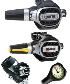 Regulator Sets Mares Ultra Adj 82X (DIN Or Yoke) W/ Octopus & Free Termo Gauge