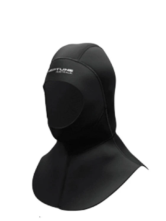 Neptune 5/3 Mm. Semi-Dry Neoprene Hood With Bib 3 Neptune 5/3 Mm. Semi-Dry Neoprene Hood With Bib