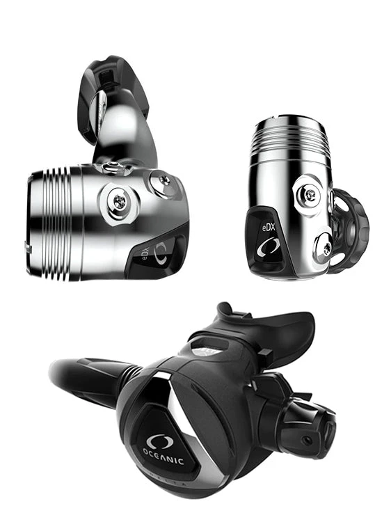 Regulators Oceanic Delta 5 / EDX Regulator Combo 3 Regulators Oceanic Delta 5 / EDX Regulator Combo