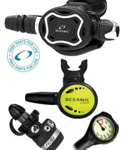 Oceanic Regulator Set: Zeo / FDXi (DIN Or Yoke) / Octopus & Free Termo Gauge 16 Oceanic Regulator Set: Zeo / FDXi (DIN Or Yoke) / Octopus & Free Termo Gauge