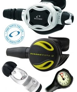 Oceanic Regulator Set: Zeo / FDXi (DIN Or Yoke) / Octopus & Free Termo Gauge 12 Oceanic Regulator Set: Zeo / FDXi (DIN Or Yoke) / Octopus & Free Termo Gauge