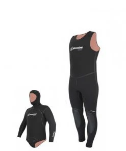 Probe IDry Pro 5mm. 2-Piece Hooded Diving Suit Wetsuits