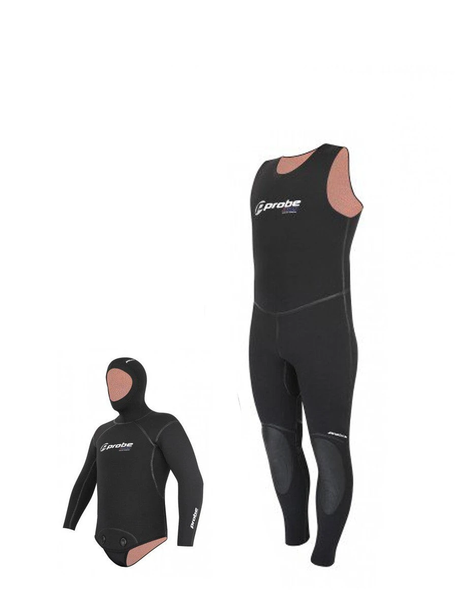 Probe IDry Pro 5mm. 2-Piece Hooded Diving Suit Wetsuits 3 Probe IDry Pro 5mm. 2-Piece Hooded Diving Suit Wetsuits