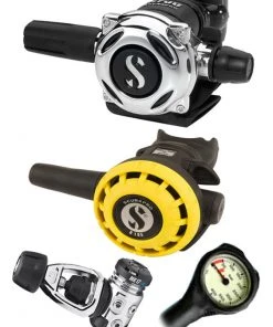 Scubapro Regulator Set: MK17 Evo (DIN Or Yoke) / A700 / Octopus & Free Termo Gauge 12 Scubapro Regulator Set: MK17 Evo (DIN Or Yoke) / A700 / Octopus & Free Termo Gauge