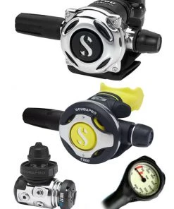 Scubapro Regulator Set: MK17 Evo (DIN Or Yoke) / A700 / Octopus & Free Termo Gauge 17 Scubapro Regulator Set: MK17 Evo (DIN Or Yoke) / A700 / Octopus & Free Termo Gauge