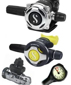 Scubapro Regulator Set: MK19 Evo (DIN Or Yoke) / A700 / Octopus & Free Termo Gauge