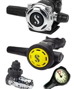 Regulator Sets Scubapro Regulator Set: MK25 Evo (DIN Or Yoke) / A700 / Octopus & Free Termo Gauge 12 Regulator Sets Scubapro Regulator Set: MK25 Evo (DIN Or Yoke) / A700 / Octopus & Free Termo Gauge