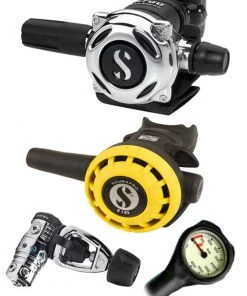 Regulator Sets Scubapro Regulator Set: MK25 Evo (DIN Or Yoke) / A700 / Octopus & Free Termo Gauge