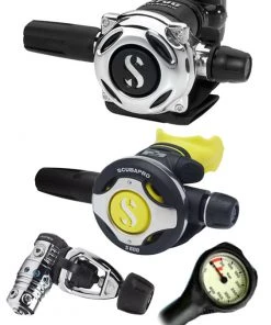 Regulator Sets Scubapro Regulator Set: MK25 Evo (DIN Or Yoke) / A700 / Octopus & Free Termo Gauge 16 Regulator Sets Scubapro Regulator Set: MK25 Evo (DIN Or Yoke) / A700 / Octopus & Free Termo Gauge