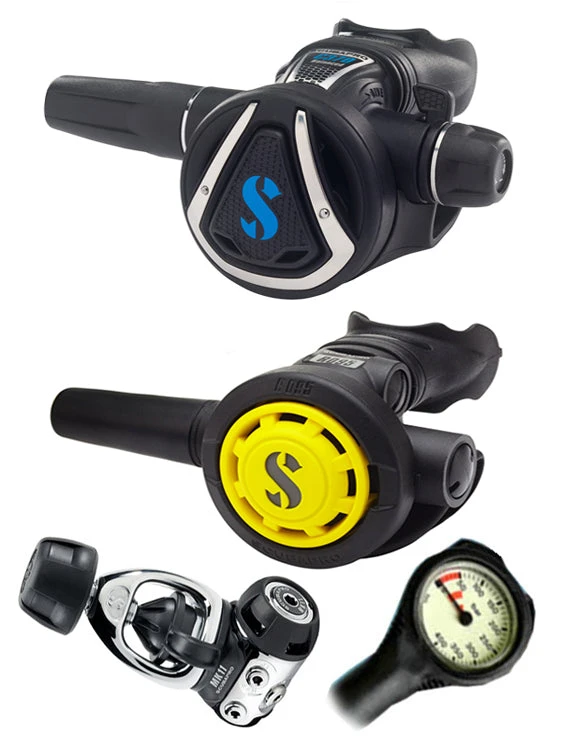 Scubapro Regulator Set: MK11 (DIN Or Yoke) / C370 / Octopus & Free Termo Gauge Regulator Sets 3 Scubapro Regulator Set: MK11 (DIN Or Yoke) / C370 / Octopus & Free Termo Gauge Regulator Sets