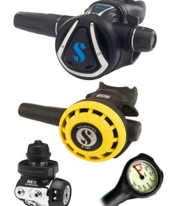 Scubapro Regulator Set: MK11 (DIN Or Yoke) / C370 / Octopus & Free Termo Gauge Regulator Sets 11 Scubapro Regulator Set: MK11 (DIN Or Yoke) / C370 / Octopus & Free Termo Gauge Regulator Sets