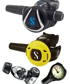 Scubapro Regulator Set: MK11 (DIN Or Yoke) / C370 / Octopus & Free Termo Gauge Regulator Sets 12 Scubapro Regulator Set: MK11 (DIN Or Yoke) / C370 / Octopus & Free Termo Gauge Regulator Sets