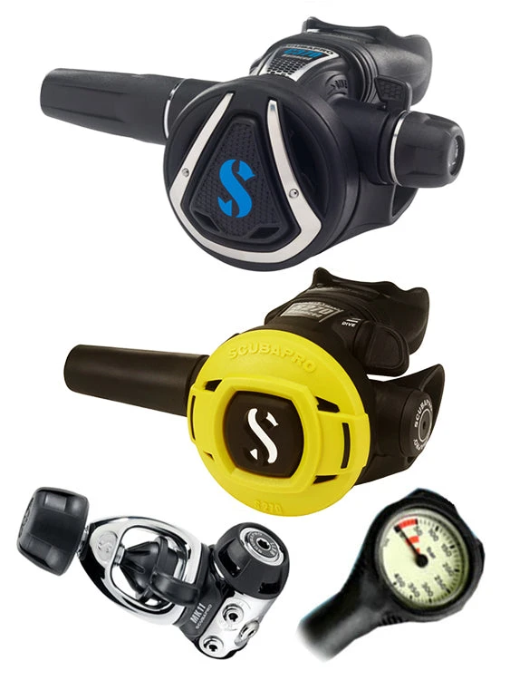 Scubapro Regulator Set: MK11 (DIN Or Yoke) / C370 / Octopus & Free Termo Gauge Regulator Sets 7 Scubapro Regulator Set: MK11 (DIN Or Yoke) / C370 / Octopus & Free Termo Gauge Regulator Sets