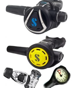 Regulator Sets Scubapro Regulator Set: MK17 Evo (DIN Or Yoke) / C370 / Octopus & Free Termo Gauge