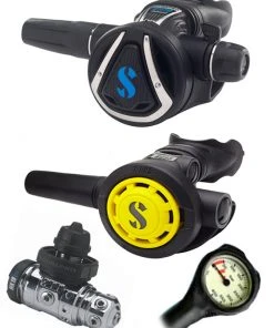 Scubapro Regulator Set: MK19 Evo (DIN Or Yoke) / C370 / R-Series Octopus & Free Termo Gauge Regulator Sets