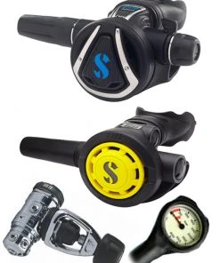 Scubapro Regulator Set: MK19 Evo (DIN Or Yoke) / C370 / R-Series Octopus & Free Termo Gauge Regulator Sets