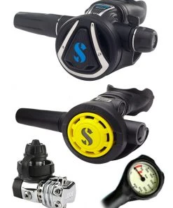 Scubapro Regulator Set: MK21 (DIN Or Yoke) / C370 / Octopus & Free Termo Gauge