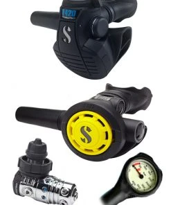 Regulator Sets Scubapro Regulator Set: MK25 Evo (DIN Or Yoke) / D420 / Octopus & Free Termo Gauge