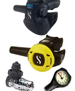 Regulator Sets Scubapro Regulator Set: MK25 Evo (DIN Or Yoke) / D420 / Octopus & Free Termo Gauge