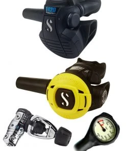Regulator Sets Scubapro Regulator Set: MK25 Evo (DIN Or Yoke) / D420 / Octopus & Free Termo Gauge